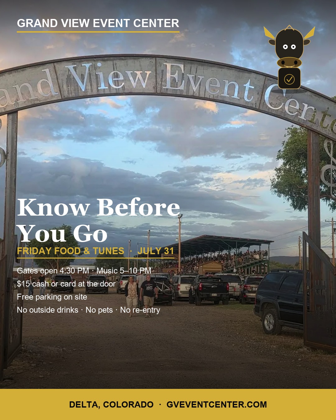 Know Before You Go card