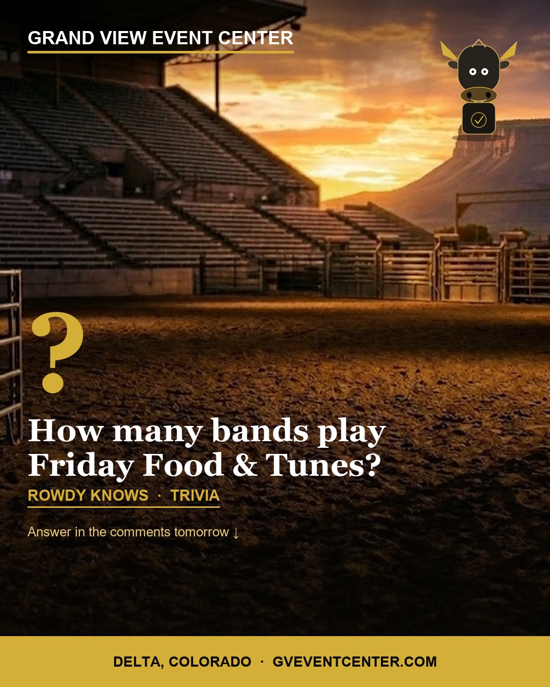 Rowdy Knows trivia card